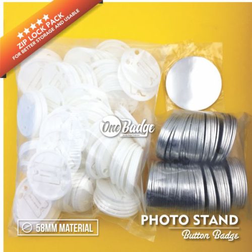 Button Badge Photo Stand 58mm Material Supplier Malaysia