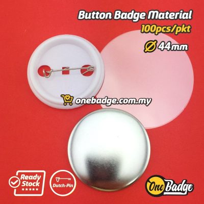 Button Badge Material 44mm Dutch Pin-1