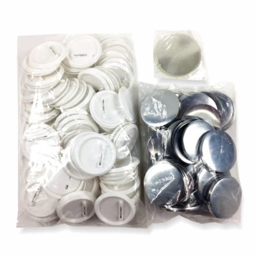 58mm Button Badge Material With Safety Pins