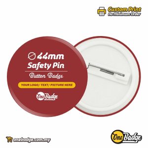 44mm Diameter Button Badge Safety Pin- Custom Design & Print | Supplier ...