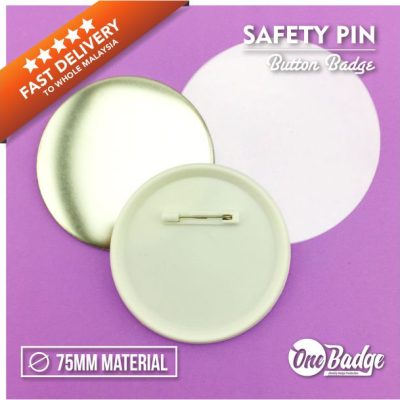 75mm Button Badge Material Safety Pin