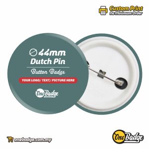 44mm Diameter Button Badge Normal Pin - Custom Design & Print ...