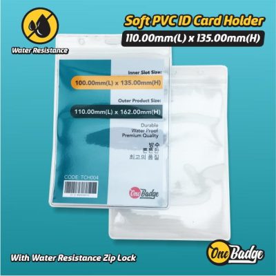 Soft PVC ID Card Holder – TCH004-2