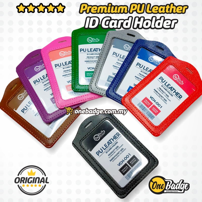 PU Leather Single Side Card Holder- Main2