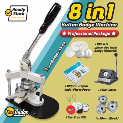 Greyton Button Badge Machine Package 8 in 1