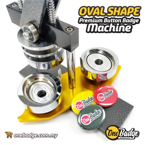 Oval Shape Button Badge Machine [57mm x 45mm] | Supplier & Wholesaler ...