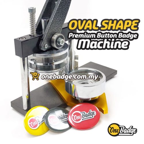 Oval Shape Button Badge Machine [57mm x 45mm] | Supplier & Wholesaler ...