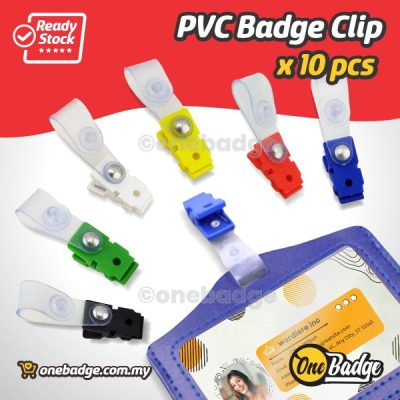 PVC Name Badge Clips Main