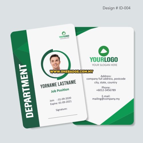 ID Card Design Template-004