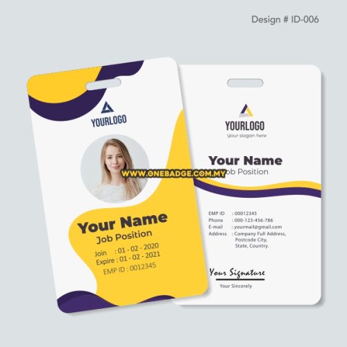 ID Card Design Template-006