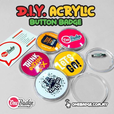 DIY Acrylic Button Badge Material -2