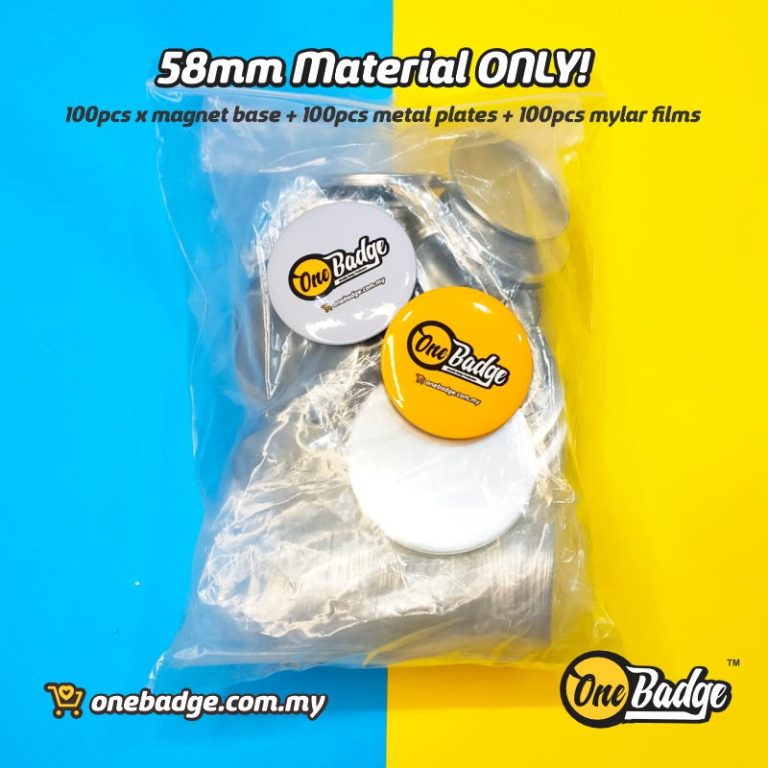 Strong Fridge Magnet Button Badge Material 58mm (100pcs/pkt) | Supplier ...
